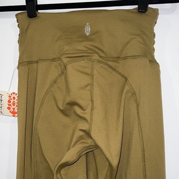 Free People Dusted Military High Rise Ankle Breathe Deeper Leggings size Small - Picture 12 of 16